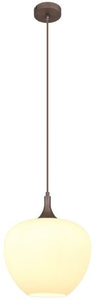 GLOBO 15548H1C MAXY závěsné svítidlo D290mm 1xE27 kávová, bílá