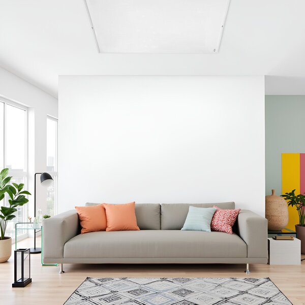 Infrapanely ElectricSun 600W bílý, elektrický ohřívač s termostatem, pro montáž na stěnu a strop, 101x60cm