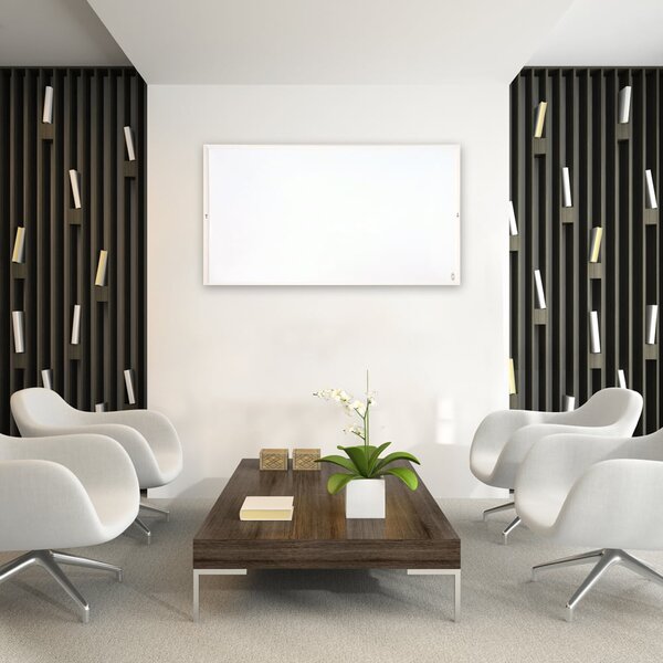 Infrapanely ElectricSun 600W bílý, elektrický ohřívač s termostatem, pro montáž na stěnu a strop, 101x60cm