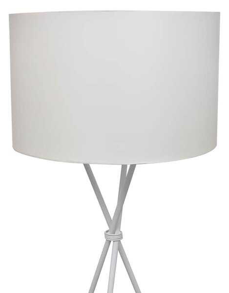 Stojací lampa s vysokým stojanem bílá 240902