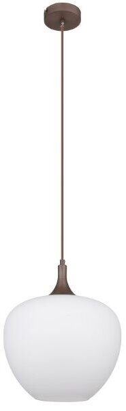 GLOBO 15548H1C MAXY závěsné svítidlo D290mm 1xE27 kávová, bílá