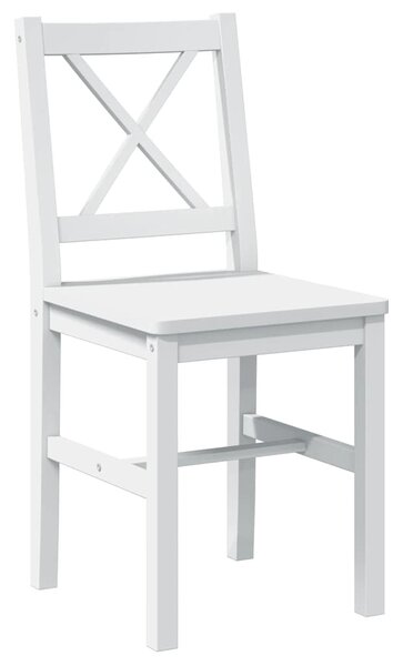 5dílný jídelní set bílý 240883