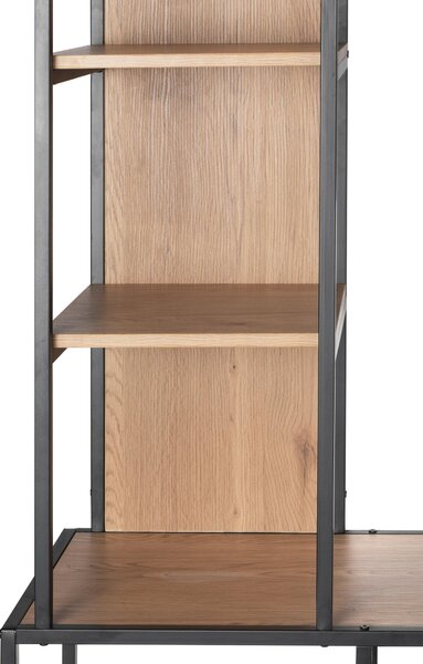 PŘEDSÍŇOVÁ STĚNA, přírodní barvy, černá, 110/177/40 cm MID.YOU - Online Only šatny & botníky, Online Only
