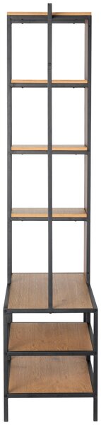 PŘEDSÍŇOVÁ STĚNA, přírodní barvy, černá, 110/177/40 cm MID.YOU - Online Only šatny & botníky, Online Only