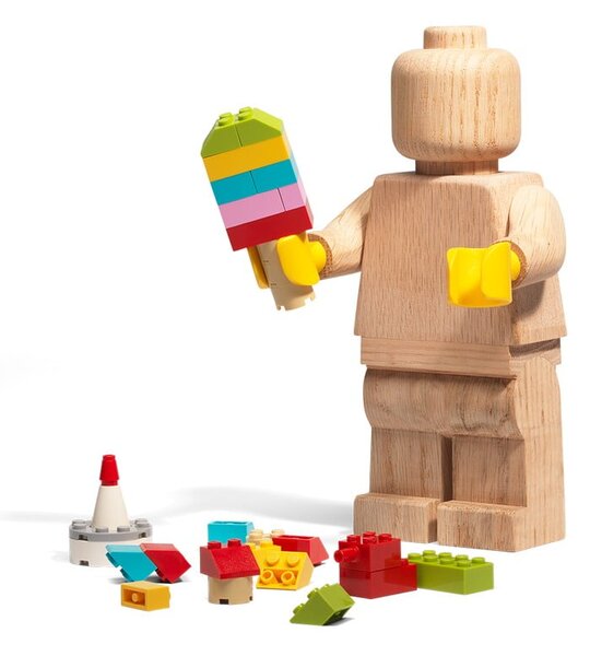 Dětská figurka z dubového dřeva LEGO® Wood