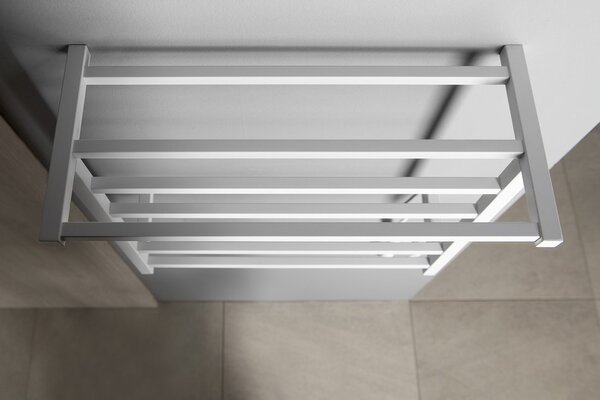 Sapho Sapho, ELZOR Elektrický sušák ručníků 500x470mm, 60W, bílá matná, EB500
