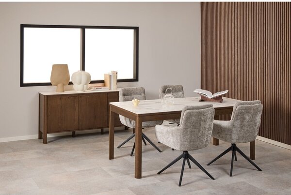 Jídelní stůl s keramickou deskou 90x180 cm Southampton – Actona