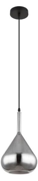 GLOBO 15542 GEEKY závěsné svítidlo D200mm 1xE27 černá, kouřová
