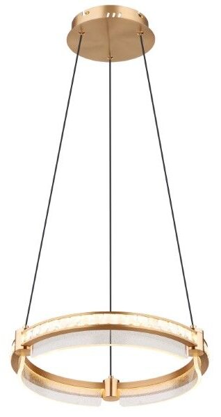 GLOBO 67196-36H BLONDIE závěsné svítidlo D400mm LED 36W/2000lm 2700-6000K zlatá, průhledná, dálkový ovladač