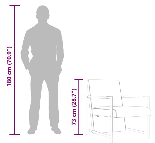 Křeslo s chromovanými nohami bílé umělá kůže 241007