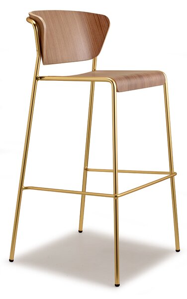 Scab Design designové barové židle Lisa Barstool Wood (výška 65 cm)