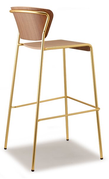 Scab Design designové barové židle Lisa Barstool Wood (výška 65 cm)