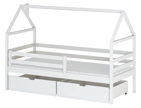 Legno Dětská postel ve tvaru domku Arnie bílá Rozměr (cm): 80x160