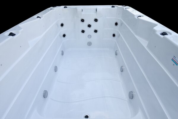 Relax na MAX Swim Spa SR 850 Barva: mramorově-bílá, Barva bočnice: šedá
