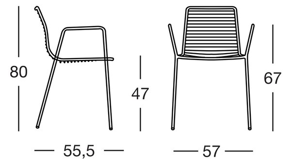 Scab Design designové zahradní židle Summer Chair