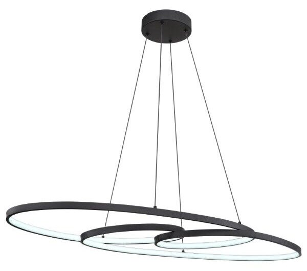GLOBO 67177-40 SPIRA závěsné svítidlo LED 39W/1880lm 2700+4000+6500K černá matná, bílá