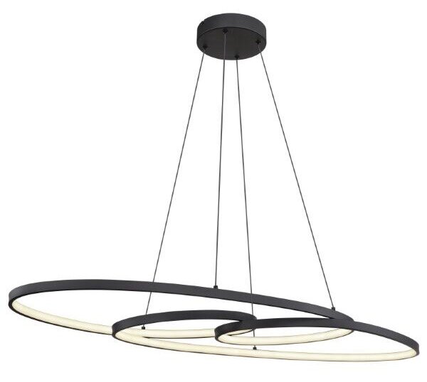 GLOBO 67177-40 SPIRA závěsné svítidlo LED 39W/1880lm 2700+4000+6500K černá matná, bílá
