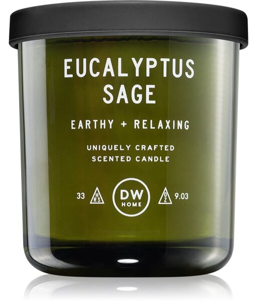 DW Home Text Eucalyptus Sage vonná svíčka 255 g