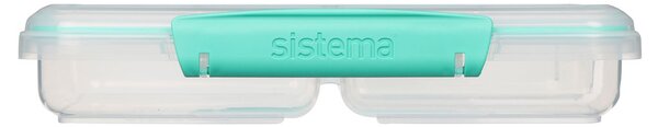 Sistema Krabička na svačinu Multi Split To Go se 3 oddíly 820 ml Barva: minty teal