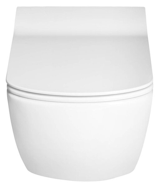 Sapho Sapho, GLANC závěsná WC mísa, Rimless, 37x51,5 cm, bílá, GC321