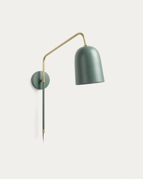 Zelené nástěnné svítidlo ø 15 cm Audrie – Kave Home