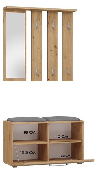 Předsíňová stěna Gardena artisan - FALCO
