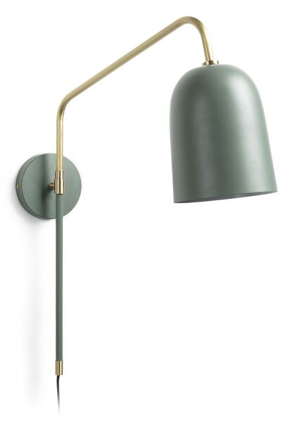 Zelené nástěnné svítidlo ø 15 cm Audrie – Kave Home