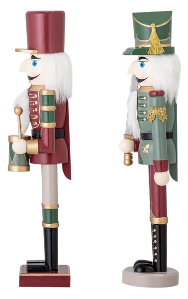 Dřevěné vánoční figurky v sadě 2 ks (výška 38 cm) Darren – Bloomingville