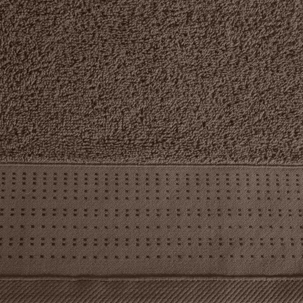 FROTÉ RUČNÍK STELLA09 50X90 CM HNĚDÁ