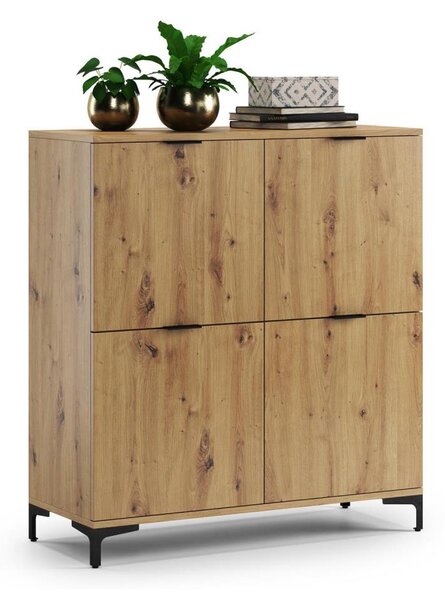 Komoda LORA 100x110x40 cm dub artisan
