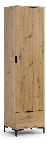 Skříňka se zásuvkou LORA 50x195x40 cm dub artisan