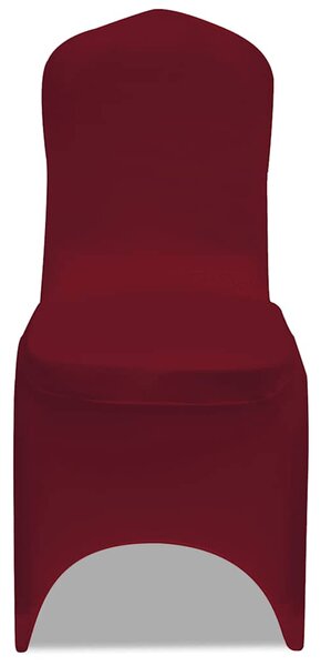 Potahy na židle strečové vínové 6 ks 241200