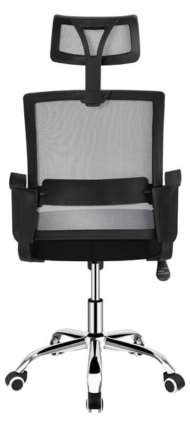 Ergonomická kancelářská židle TIVON - šedá síťovina