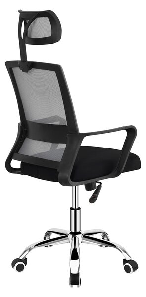 Ergonomická kancelářská židle TIVON - šedá síťovina