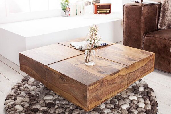 Designový konferenční stolek Dash 70 cm sheesham