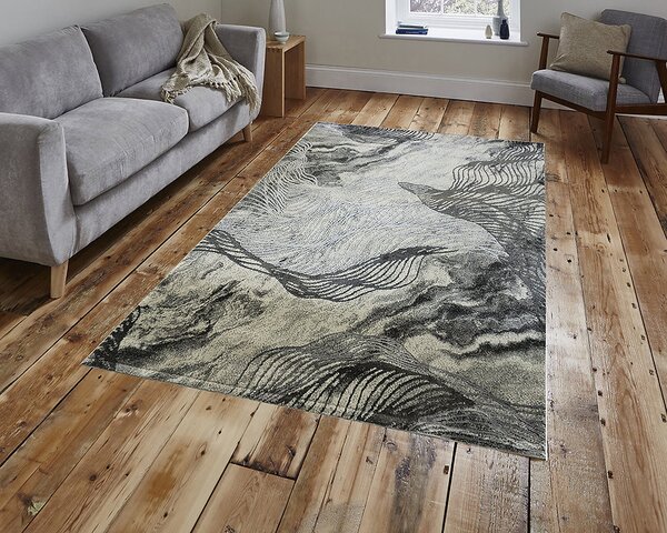 Berfin Dywany, Kusový koberec Marvel 7601 Grey, 80x150, šedá, ložnice