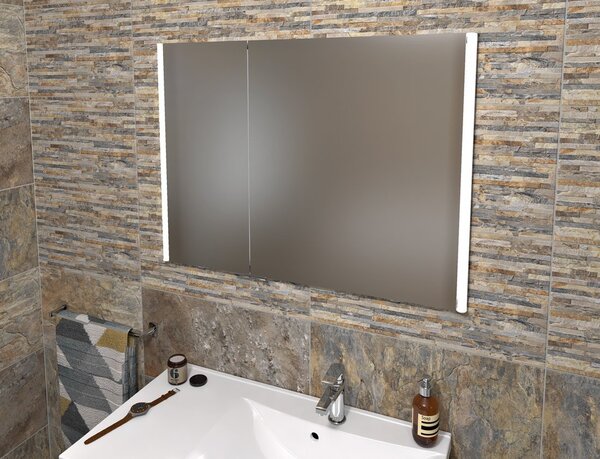 Sapho Sapho, INTEGRA zápustná galerka s LED osvětlením, 95x70cm, IN095