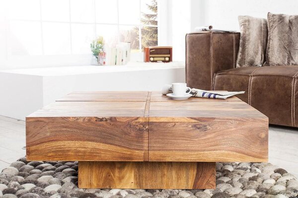 Designový konferenční stolek Dash 70 cm sheesham