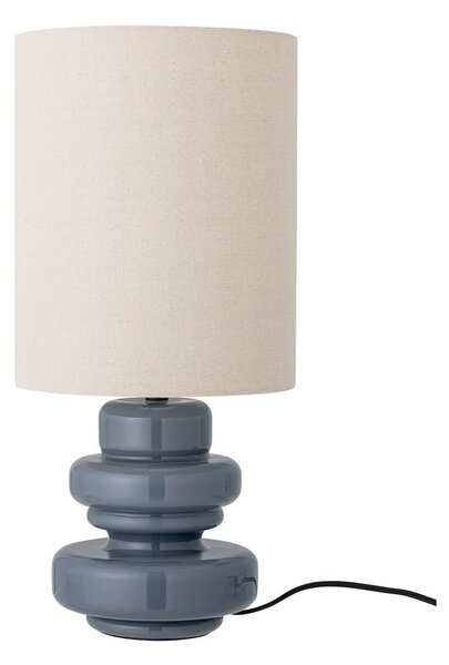 Modrá stolní lampa s textilním stínidlem (výška 51 cm) Fabiola – Bloomingville