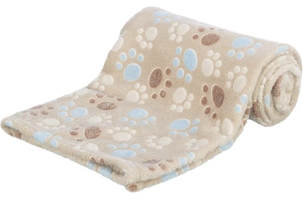 Béžová fleecová deka pro psa 100x70 cm Trixie Laslo – Plaček Pet Products