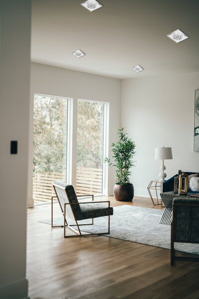 Čtvercové skleněné zápustné svítidlo GU10/MR16 se zrcadlovým povrchem, 90 × 90 mm