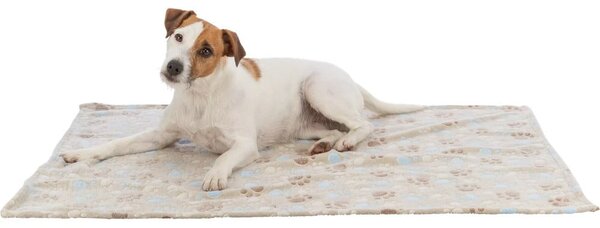 Béžová fleecová deka pro psa 100x70 cm Trixie Laslo – Plaček Pet Products