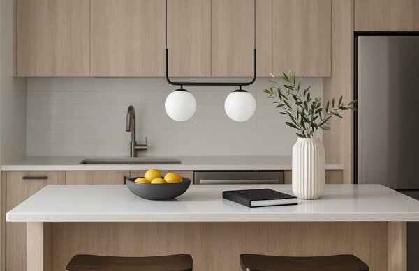 Nordic Design Černé kovové závěsné světlo Cattus 2