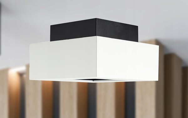 Bílé přisazené bodové svítidlo GU10, 141 × 143 mm