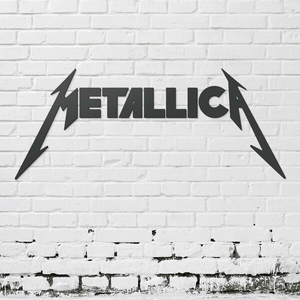 DUBLEZ | Dřevěný obraz - Logo METALLICA | Obraz