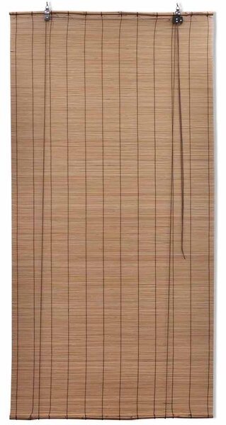 Hnědá bambusová roleta 80 x 160 cm 241326