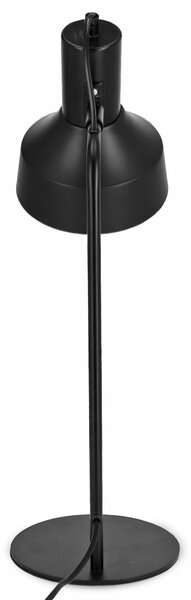 Černá stolní lampa E27, nastavitelná