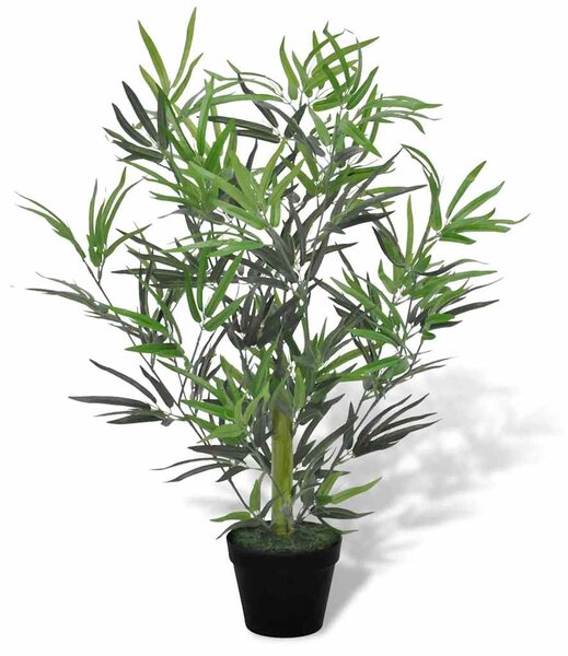 Umělý bambusový strom v květináči 80 cm 241363