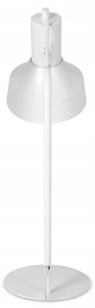Bílá stolní lampa E27, nastavitelná