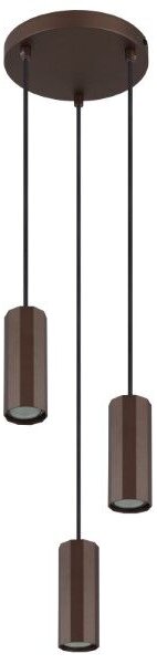 GLOBO 57919-3H JAMES závěsné svítidlo D210mm 3xGU10 bronzová hnědá